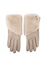 Leren Handschoenen met Faux Fur