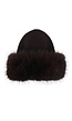 Gebreide Muts met Brede Faux Fur Rand