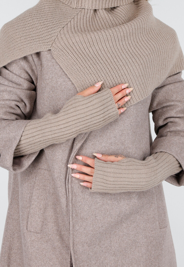 Gebreide Handschoenen met Vingeropening