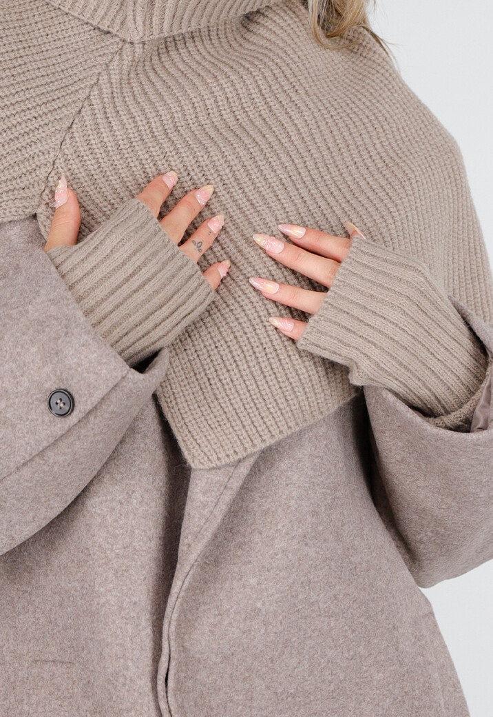 Gebreide Handschoenen met Vingeropening