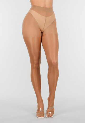 Beige 20 Den Glanzende Panty