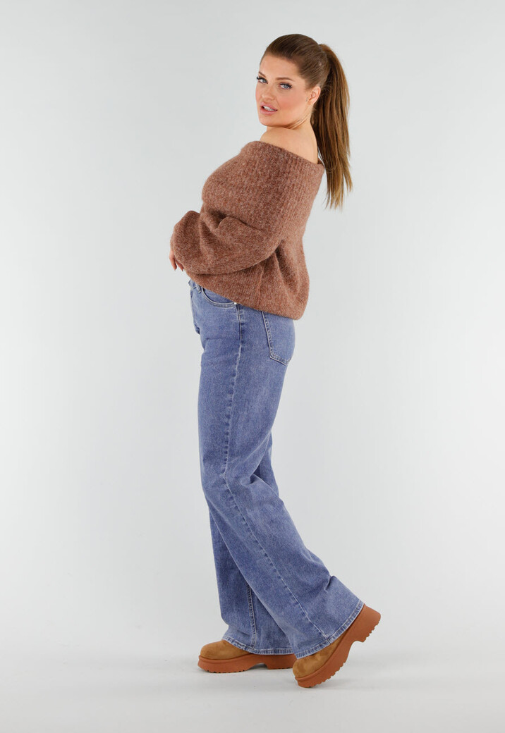 Bruine Suede Snowboots met Voering