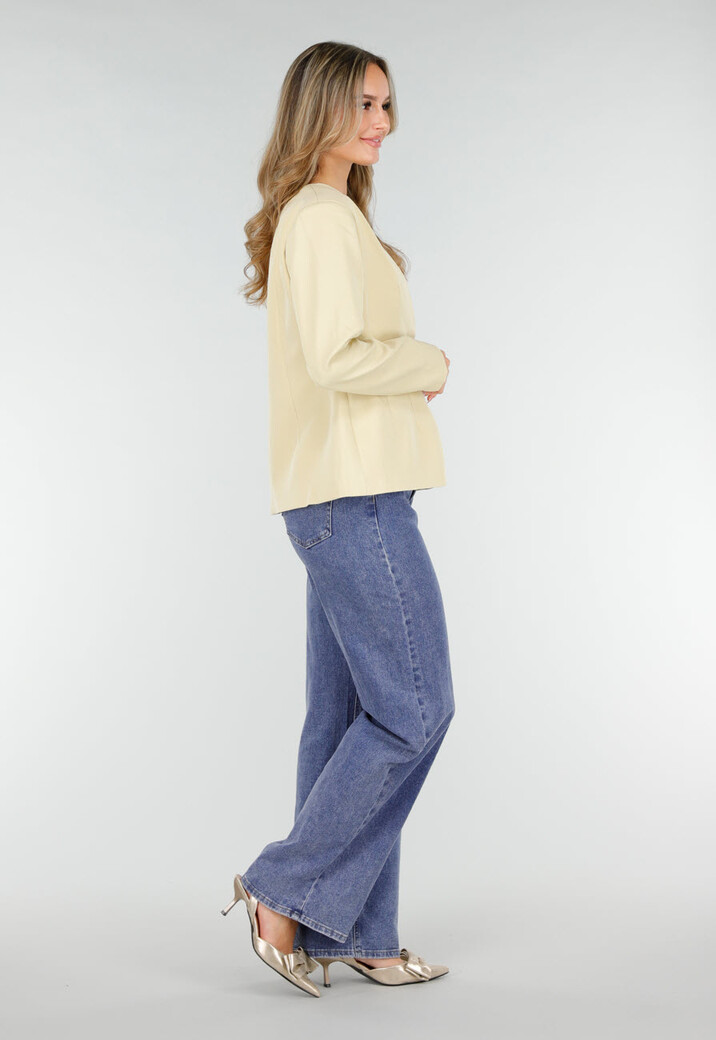 Goudkleurige Slingback Pumps met Strik en Lage Hak