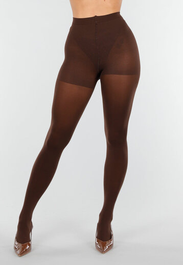 Donkerbruine 120 Den Panty