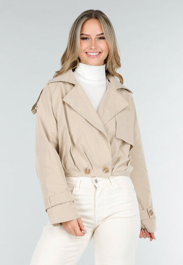 Lichtbeige Trenchcoat