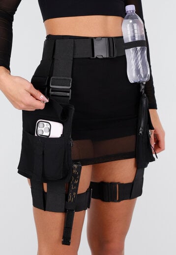 Zwarte Festival Tas Riem met Zakken