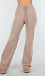 Beige Gebreide Loungebroek