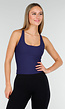 Navy Rib Sporttop
