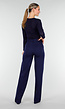 Tall Super Stretch Straight Leg Navy Blauwe Pantalon