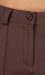 Straight Leg Bruine Pantalon Super Stretch