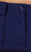 Super Stretch Straight Leg Navy Blauwe Pantalon