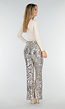 Zilveren Broek met All Over Pailletten en Rechte Pijpen