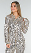 Zilveren Pailletten Blouse