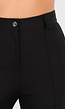 Zwarte Petite Super Stretch Pantalon met Riemlusjes