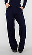 Navy Stretch Fleece Broek