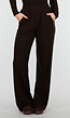Bruine Stretch Fleece Broek
