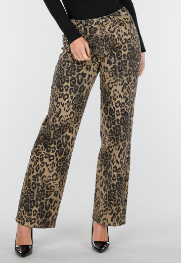 Panterprint Broek Bruin