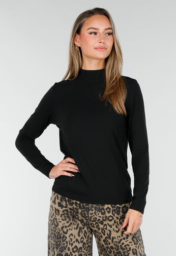 Zwarte Stretch Top