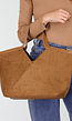 Woven Shopper Tas met Dubbele Hengsels