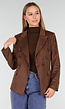 Bruine Suede Blazer