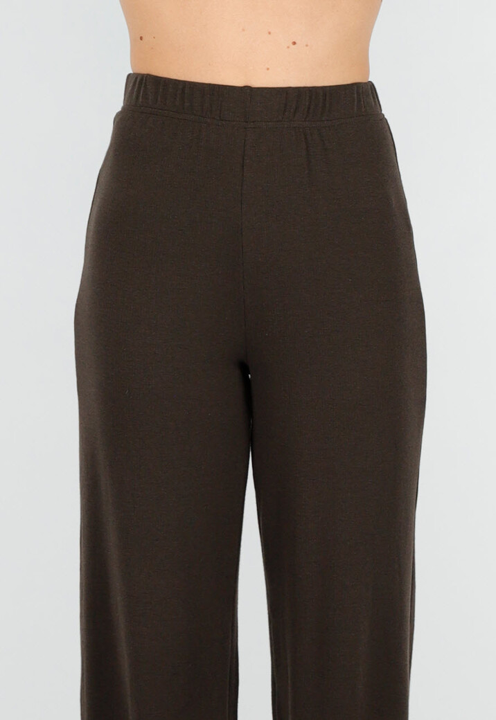 Bruine Two Piece Set met Lange Mouw