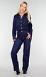 Denim Jumpsuit in Blauw met Lange Mouwen