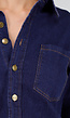 Denim Jumpsuit in Blauw met Lange Mouwen