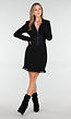 Zwarte Blazerjurk met Korsetlook en Stretch