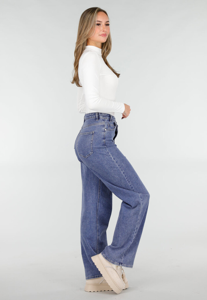 Beige Loafers met Faux Fur