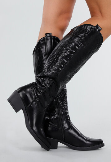 Zwarte Cowboylaarzen