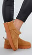 Bruine Suède Look Lage Boots