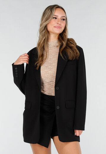 Zwarte Oversized Blazer