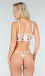 Gebloemde Lingerie Set met String en BeugelBH