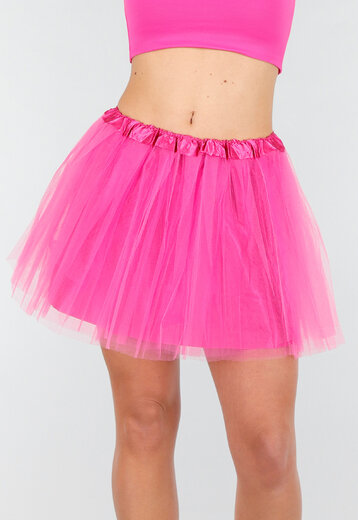 Neon Roze Tule Rok