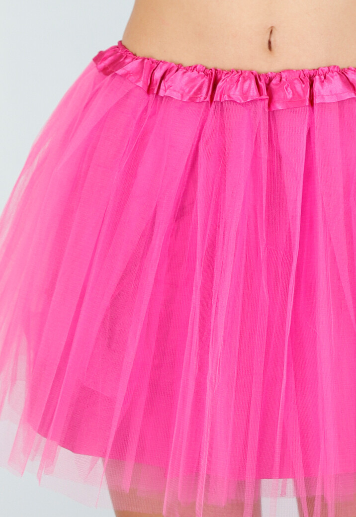 Neon Roze Tule Rok