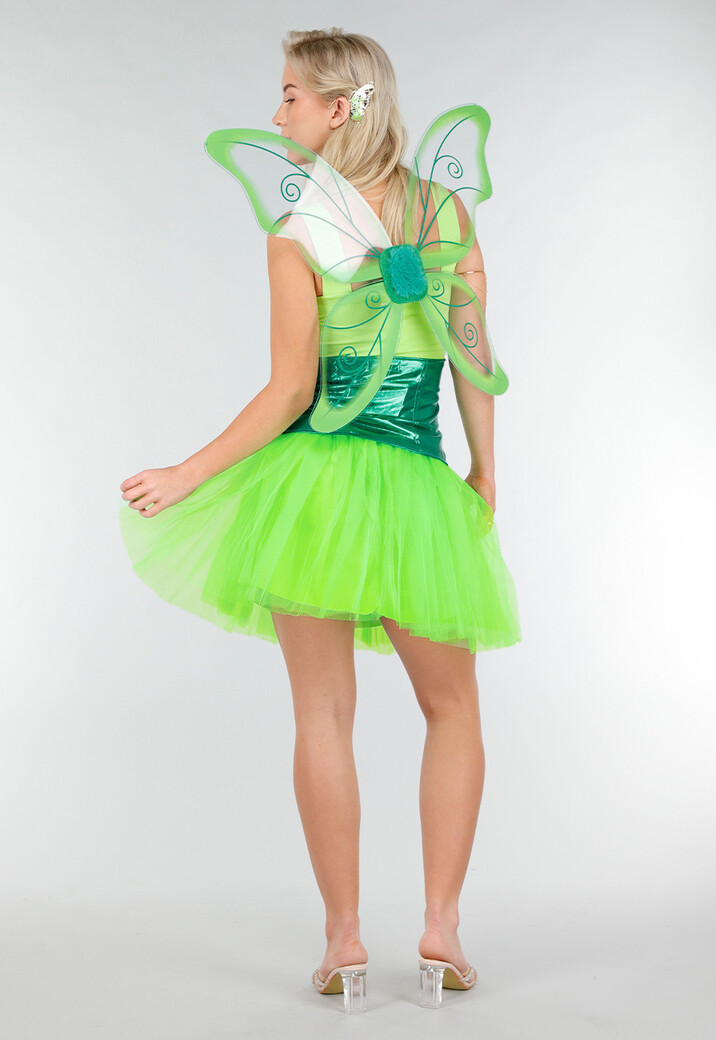 Neon Groene Tule Rok