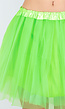 Neon Groene Tule Rok