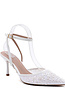 Witte Hakken met Pailletten en Kralen