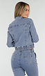 Denim Cargo Set Blauw
