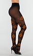 Oranje Bruine Panty met Argyle Print