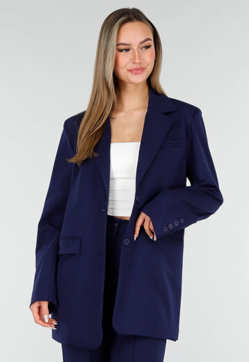 Navy Oversized Blazer