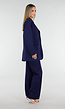 Donkerblauwe Oversized Basic Stretch Blazer