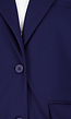 Donkerblauwe Oversized Basic Stretch Blazer