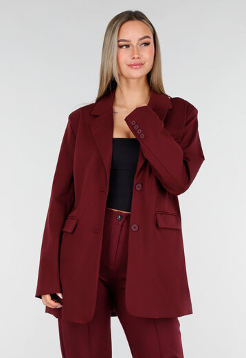 Bordeauxrode Blazer
