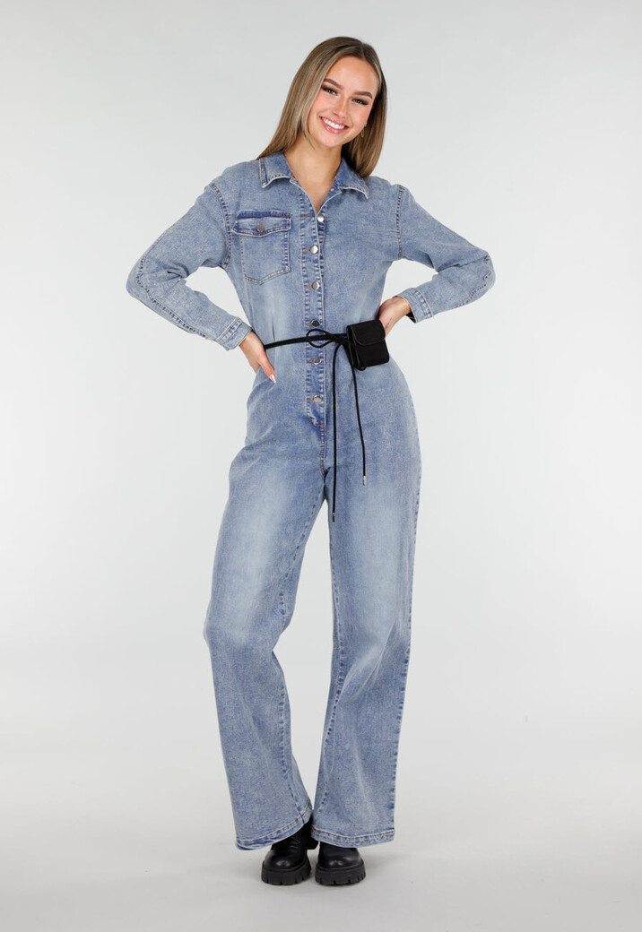 Oversized Baggy Denim Jumpsuit