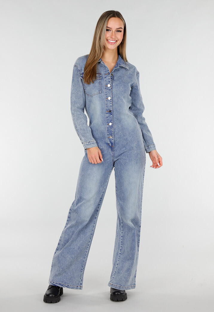 Oversized Baggy Denim Jumpsuit