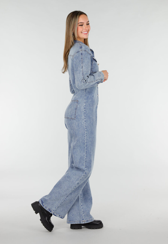 Oversized Baggy Denim Jumpsuit