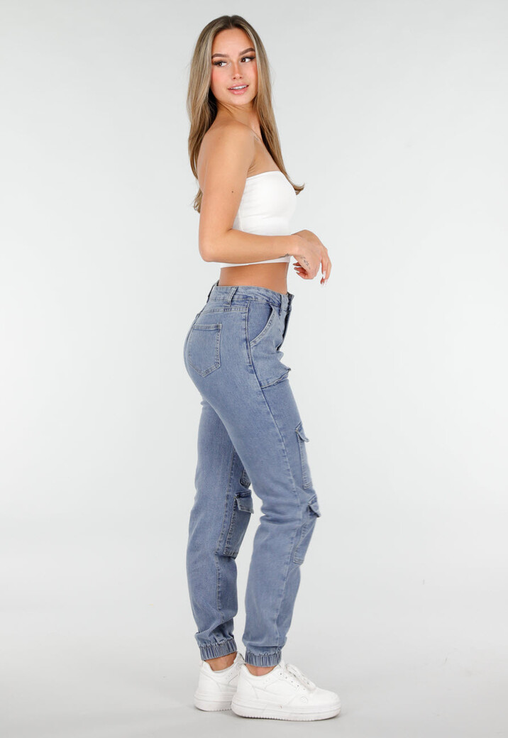 Witte Bandeau Crop Top met Pads