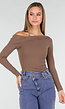 Bruine One Shoulder Stretch Top