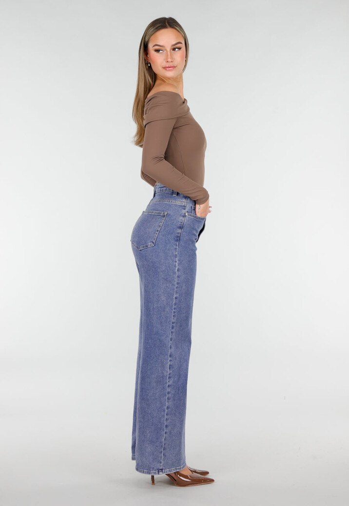 Bruine One Shoulder Stretch Top